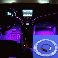 Мини 1,5 Вт 12В Автомобильный светильник, автомобильный светильник, осветитель с 3 метровым боковым свечением, волоконно-оптический кабель