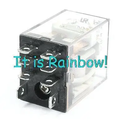 

Free Shipping DC 24V Coil Voltage 10Amp 8 Pins General Purpose Power Relay 2P2T