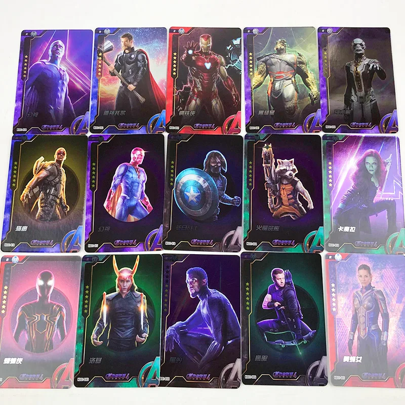 Avengers Card Cards Peripheral Weapons Hand Man Wei Rare SSR Card Full Character Collection