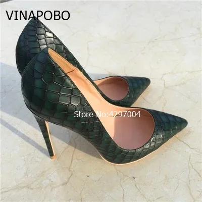 VINAPOBO New Arrival Gold Sequins Solid Color Shallow Wedding Party Shoes Sequined Large Size Elegant High Heels 12cm Stiletto