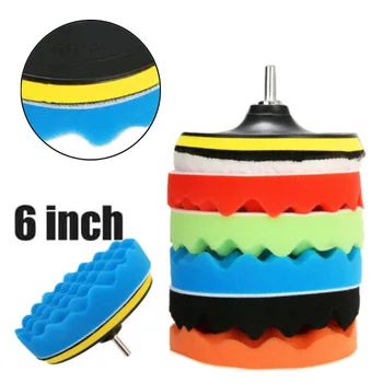 

Woolen Buffing Pad Buffer Cleaning Adapter Polishing Buff Waxing Sponge