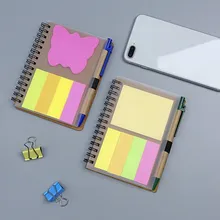 Подарки канцелярские товары из крафт-бумаги Дневник блокнот с ручкой простой блокнот