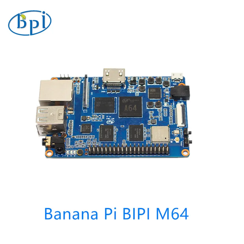 Quad-core Allwinner A64 Mini Placa Única Computador Bpi-m64 Banana pi Placa 64-bit Quadro demonstração - Imagem 3