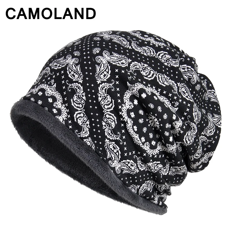 Женская Осенняя Кепка Skullies 3 в 1 вязаные шапочки зимние, шапки для мужчин шарф Кепка маска для лица модная теплая вязаная шапка из плотного