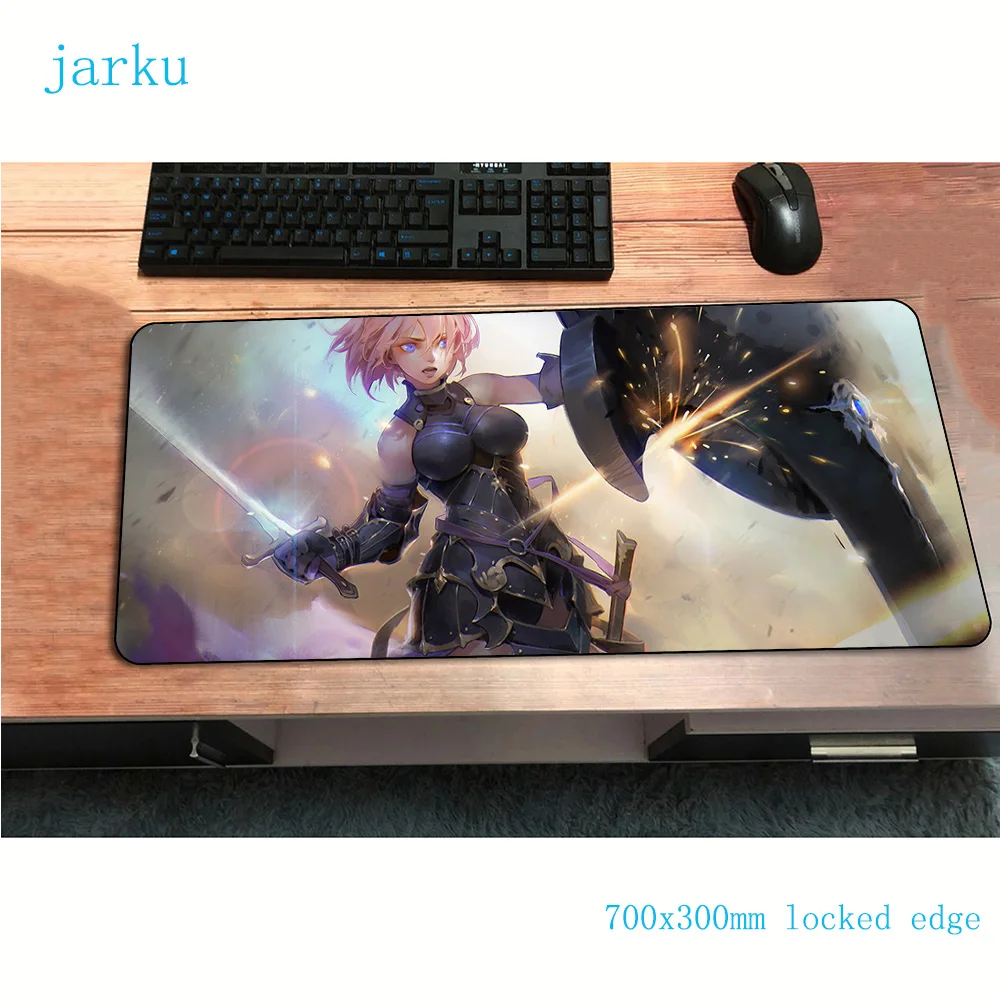 Fate grand order коврик для мыши 700x300x2 мм игровой коврик для мыши стол офис notbook стол коврик аниме padmouse игры pc gamer коврики