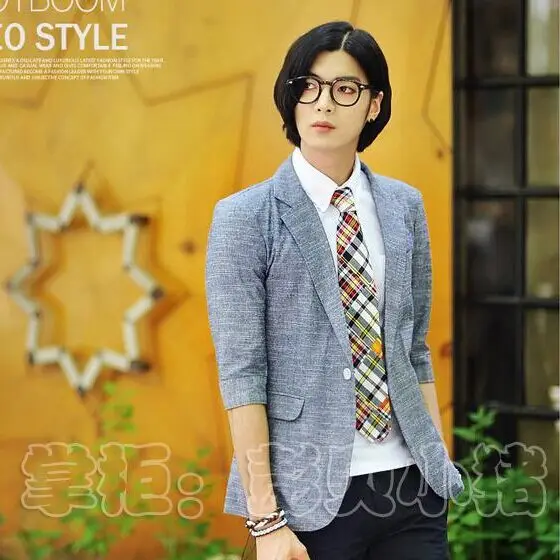 

Wholesale Mens fashion Business Blazer slim fit Jacket casual Suits Blazers Coat Button suit men Formal suit jacket plus size