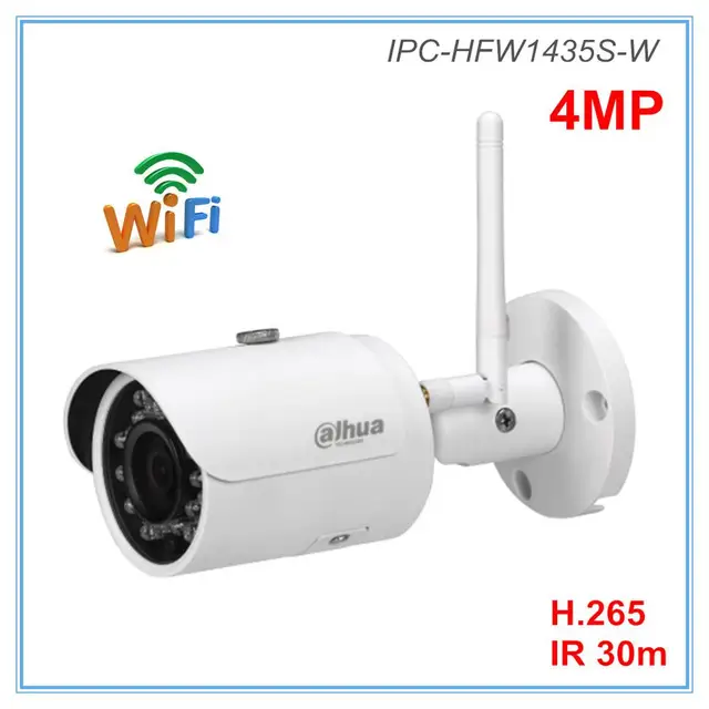 $US $83.79  Dahua English version 4MP Ip Camera Wifi Camera H.264 H.265 2.8mm 3.6mm Optional IR 30 meters Wirel