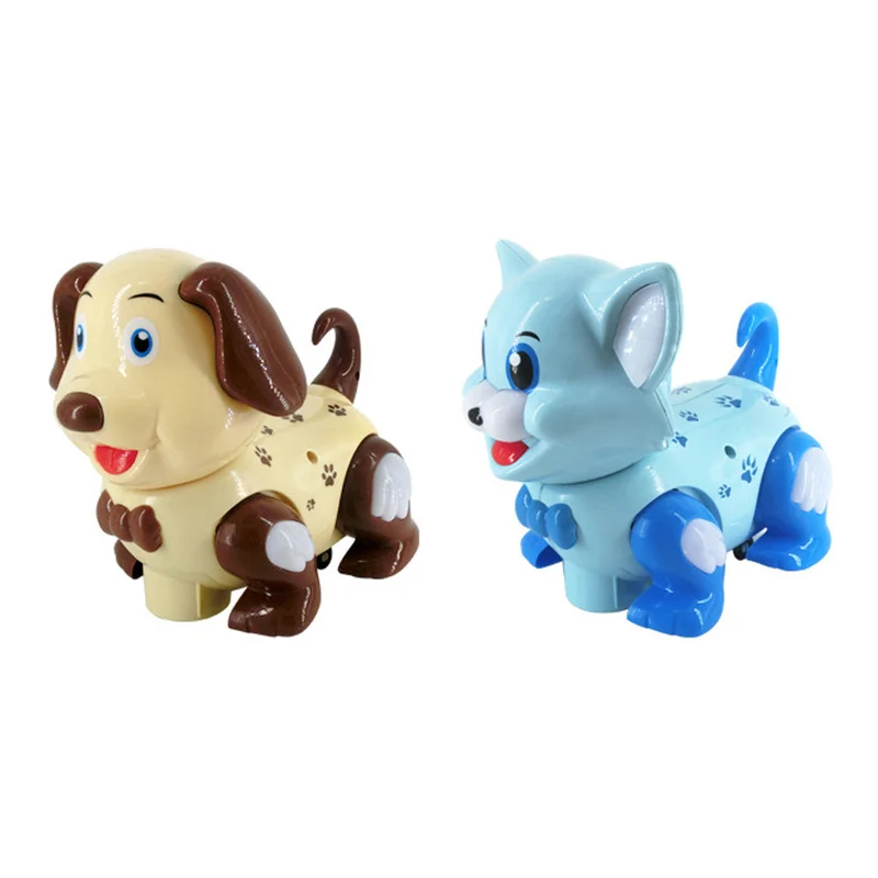Игрушечная игрушка собака электрическая кошка пластиковые многоцветные