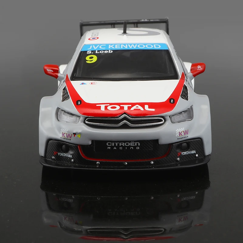 Литая модель автомобиля BBURAGO 1:32 WTCC C4 Loeb металлический гоночный автомобиль игра