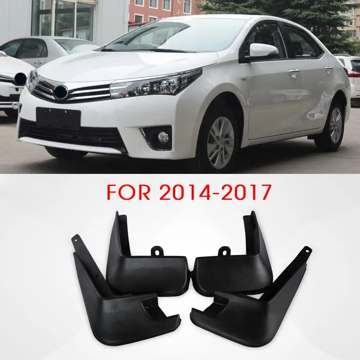 Литые Брызговики подходят для Toyota Corolla Altis 2007-2013 седан брызговики Брызговики- год