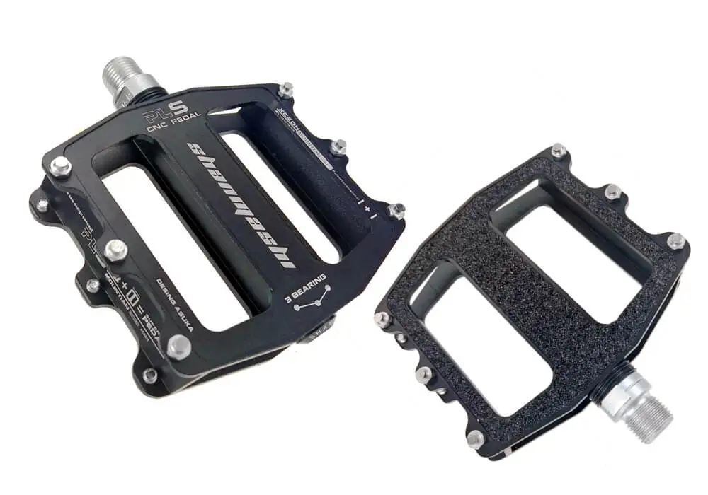 

SMS Double Antiskid 3 Bearing Thickened Bicycle Pedal CNC MTB Mountain Road Bike Pedal Surface Adding Sand Pad Antiskid Pedal
