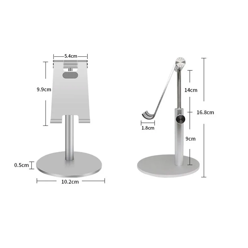  Arvin Adjustable Aluminum Alloy Cell Phone Tablet Holder For Ipad Pro Iphone XS XR Samsung Tablet M