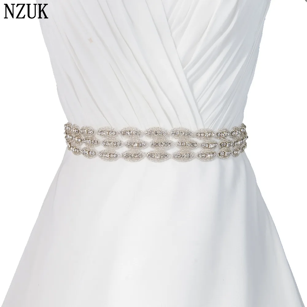 S288 Crystal Rhinestones Bride Evening Party Gown Dresses Accessories