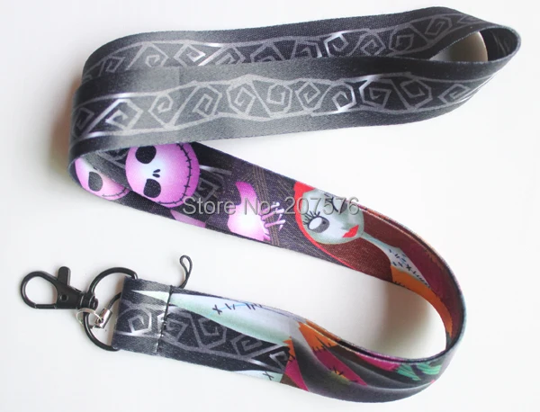 

Wholesale 10pcs Nightmare Before Christmas Popular Lanyard Key Card ID Chain Neck Straps Party Gifts H-175