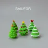 BAIUFOR miniatura árbol de Navidad de Santa Claus muñecos de nieve caja de regalo terrario accesorios de jardín de hadas figuras muñeca casa Decoración ► Foto 3/5