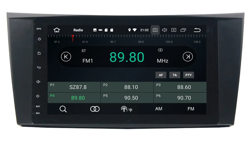 Excellent 8inch two din android 9.0 car dvd player for Mercedes Benz E class W211 W219 E280 E240 E270 CLS class W463 car audio gps navi 10