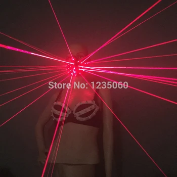 

Halloween Red Laser mask Party Supplies led mask for DJ club party decoration mask maska