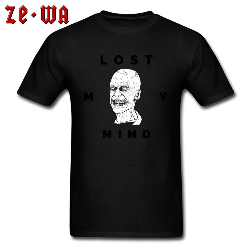 Lost My Mind 2 Casual Fall 100% Cotton Round Neck Male Tops Tees Design Tee-Shirts 2018 Discount Short Sleeve T Shirts Lost My Mind 2 black