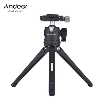 

Andoer Table Desktop Mini Travel Tripod with Ball Head Quick Release Plate for Canon Nikon Sony DSLR for GoPro Hero