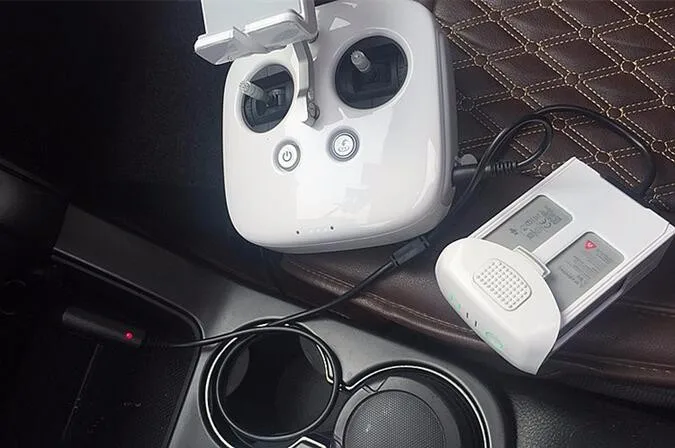 DJI Phantom 4 Car Charger For Battery And Remote Controller Charging Accessories