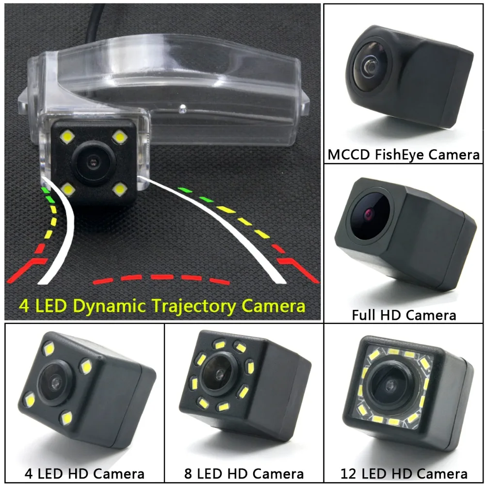 

HD Dynamic Trajectory Tracks Rear View Reverse Camera for Mazda2 Mazda 2 Mazda3 Sport Mazda 3 DEMIO DE DJ Car Parking Monitor