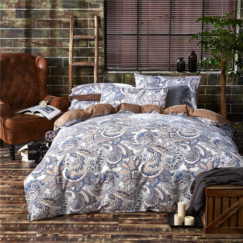 

2018 new luxury bedding set duvet covers without comforter home textile floral printing bedlinen bedclothes almofadas bed lines