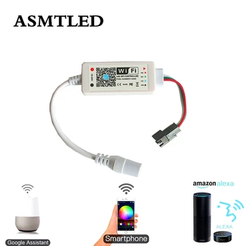 

DC5V DC12-24V Magic Home LED SPI Controller Addressable Pixel Mini WiFi Controller For WS2811 LDP6803 SK6812 WS2812B LED Strip