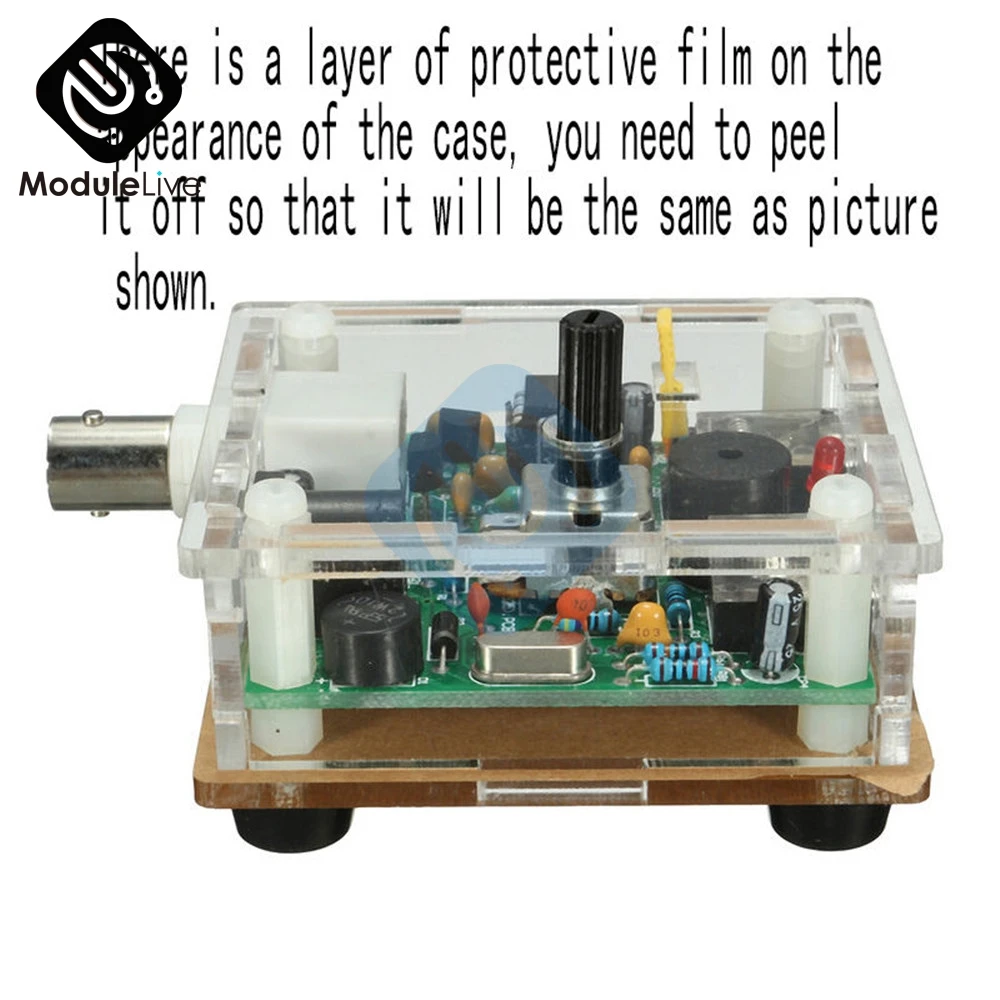 1 шт. S-PIXIE CW QRP коротковолновый радиоприемопередатчик 7,023 МГц DIY наборы с Чехол DIY kit