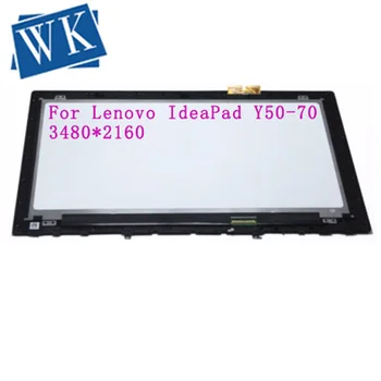 

15.6" Touch Panel Glass Digitizer + LCD Screen Display Assembly with Bezel For Lenovo IdeaPad Y50-70 AP14R000D00 LTN156FL02-L01