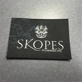 

Custom Brand Woven Label Clothing Main Label etiquetas Garment tags