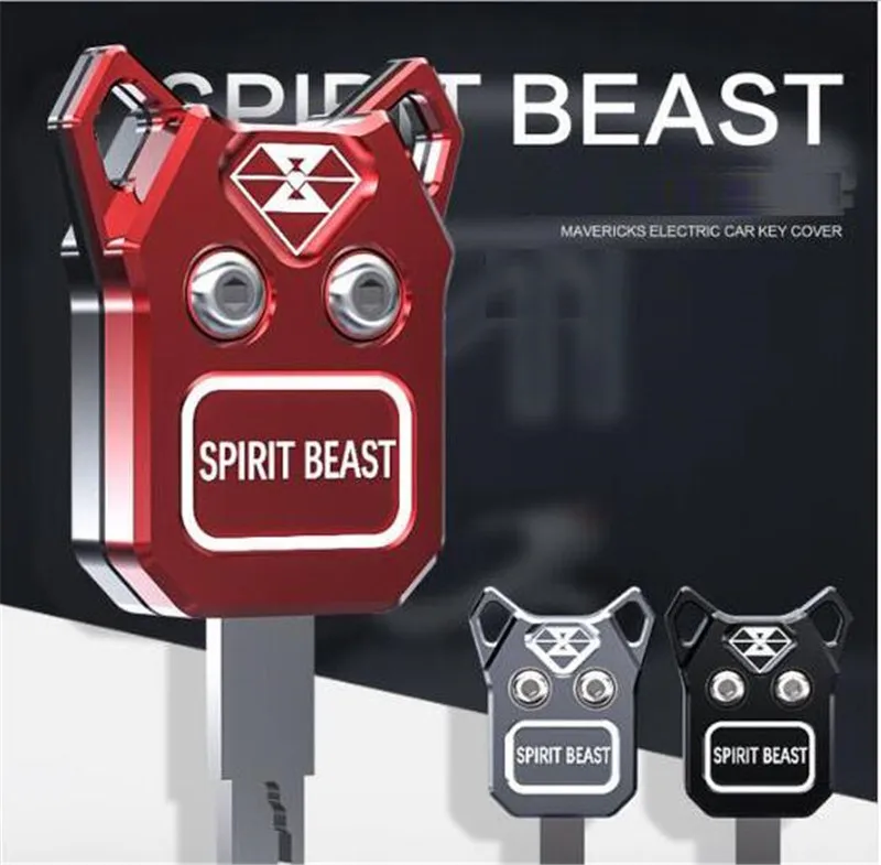 

SPIRIT BEAST Motorcycle Key Decoration Modified Key Cover Aluminum Alloy Key Fixture Moto Diy Kit Car-Styling Without Key