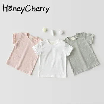 

Pure Soft Breathable T-shirt Short Sleeve Pullover Jacket For Boys And Girls Of Summer Style In 2020 Baby Girl Clothes