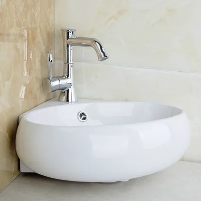 KEMAIDI ванная комната керамическая раковина кран Набор bacia banheiro современный дизайн для раковины, шкафчика, под умывальник и поворотный кран W/Pop Up Drain
