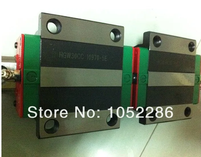 

2pcs 100% brand new Hiwin linear rail HGR25 L1500mm+4pcs HGW25CA flanged block