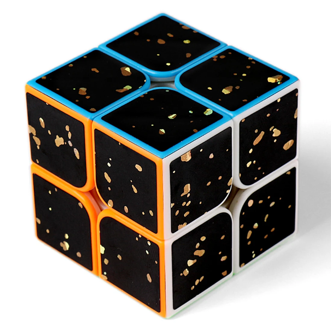 MF9306 Splash Gold Series 3x3 Magic Cube Puzzle Toys for Gift Box