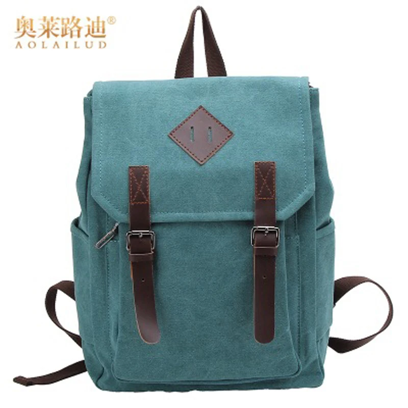 

2018 new style casual canvas men's backpacks for college student bag large capacity travel backpack fashion vintage men bag male