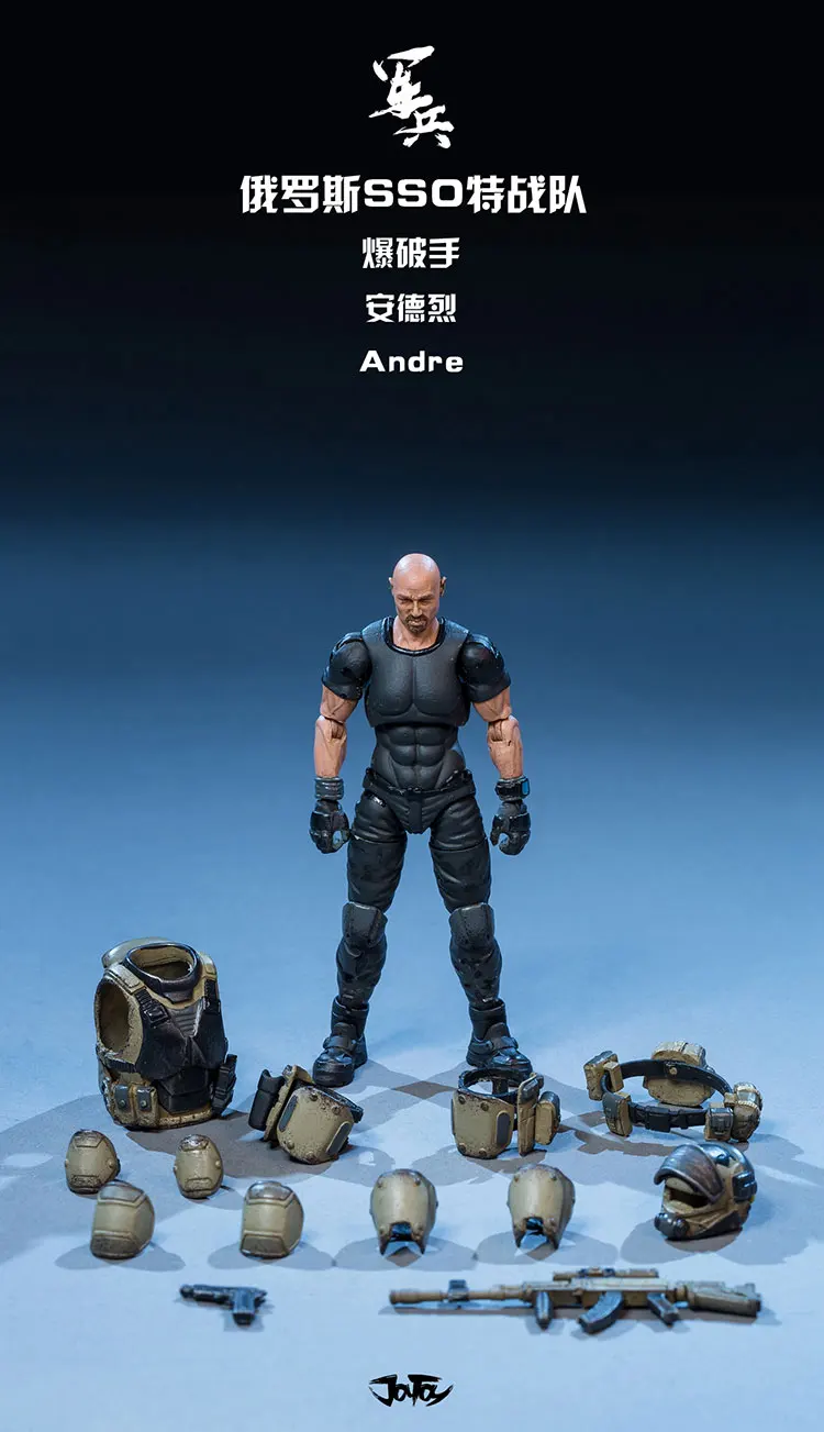

NEW JOY TOY 1/18 soldiers Action Figure soldiers tthe Russian Andre soldiers Holiday/Birthday Gift Free shipping RD020