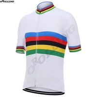 New Classical Colors Lines CHAMPION Team Cycling Jersey Customized Road Mountain Race Top Maillot Classical OROLLING 1