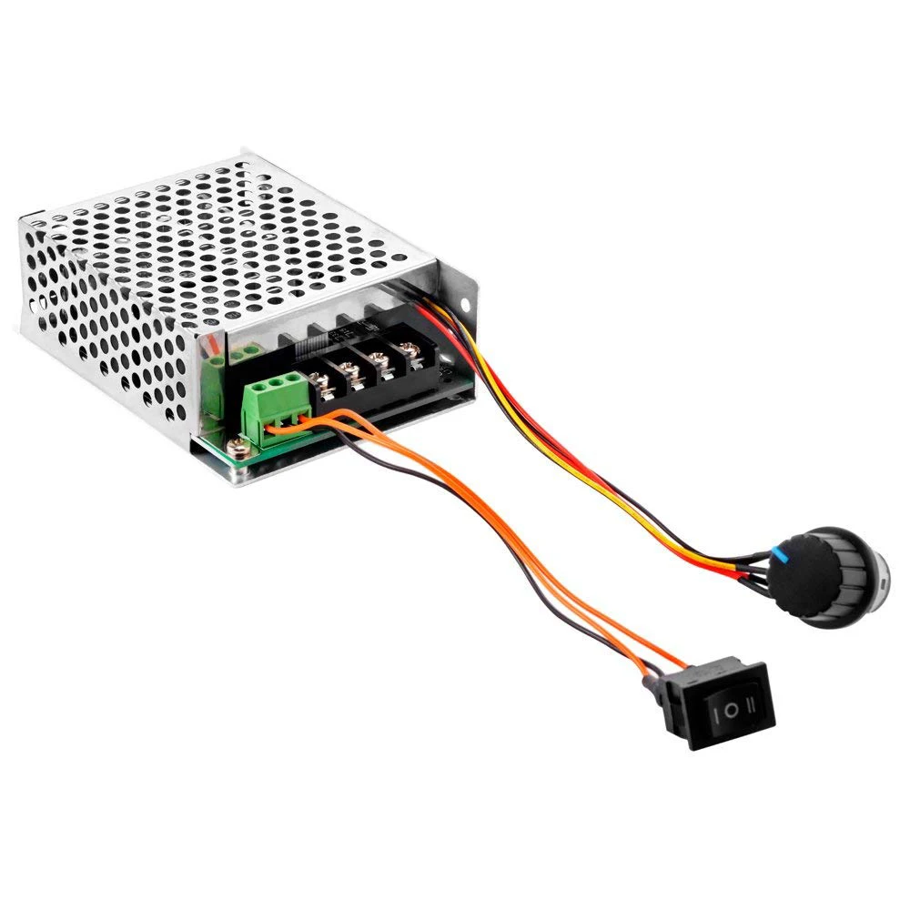 

DC Speed Controller 10-50V 40A PWM Motor Speed Regulator Module Board with CW/CCW Switch Adjustment Potentiometer AD155