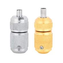 Фирма atomus из нержавеющей стали резной держатели для тату-машинок держатель для инструментов для нанесения татуировки с фокусным расстоянием 25 мм Универсальная ручка для тату-машина аксессуары