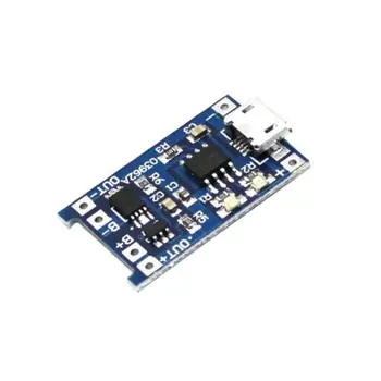 

5V Micro USB 1A 18650 Lithium Battery Charging Board Charger Module+Protection