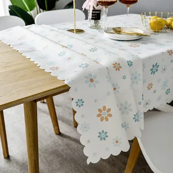 

Table cloth waterproof and oil-proof disposable pvc table mat, rectangular plastic Nordic tablecloth coffee table tablecloth