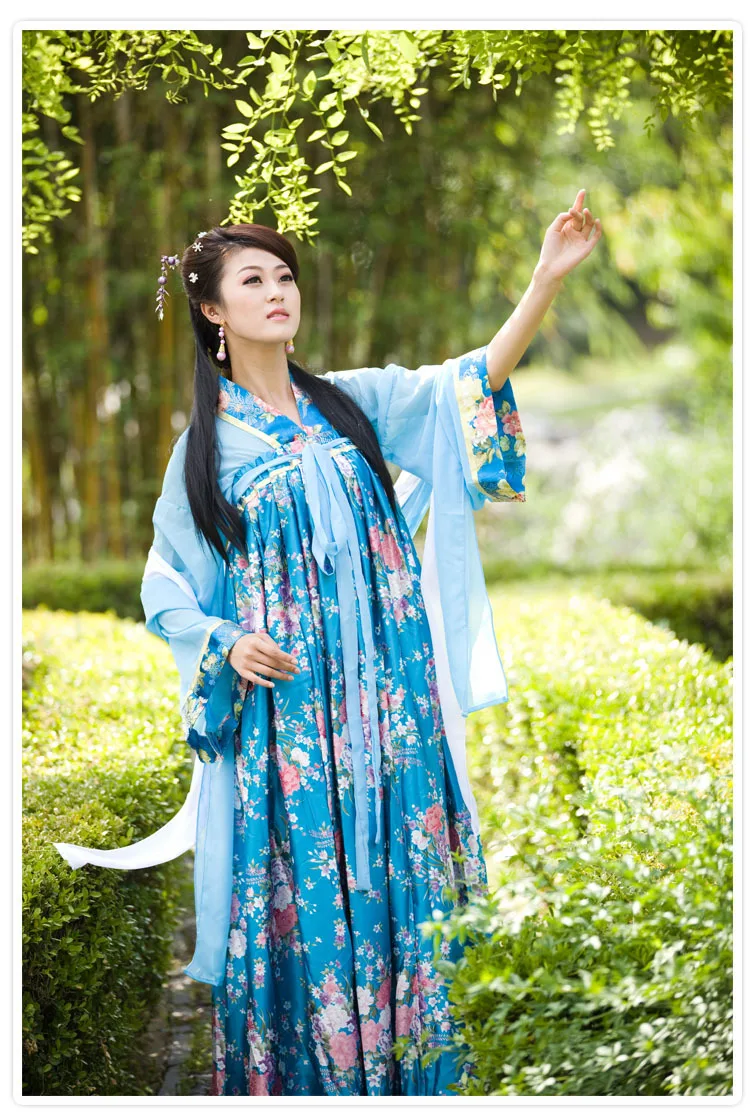 Новинка года древней китайской Костюмы Тан костюм hanfu Женский костюм династии Тан платье Гучжэны Высокая талия юбка