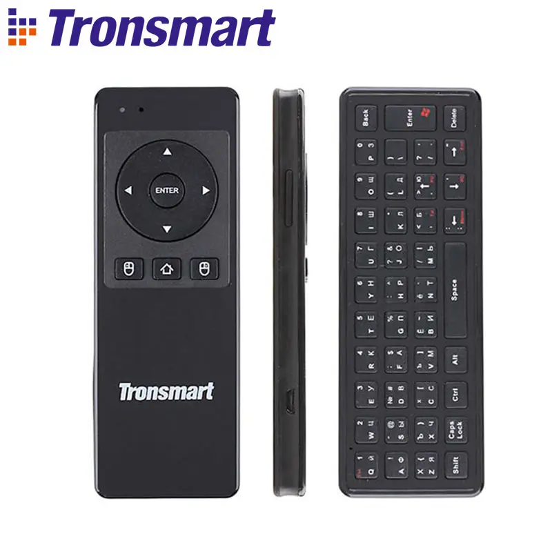 Руссина/английская версия Tronsmart TSM-01, беспроводная клавиатура, игровая воздушная мышь 2,4 ГГц для ноутбука, Android, планшета, ПК, ТВ-приставка