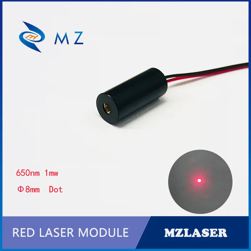 Красный точка мм 8 мм 650nm1mw класс II ПРОМЫШЛЕННЫХ APC дисков лазерный модуль