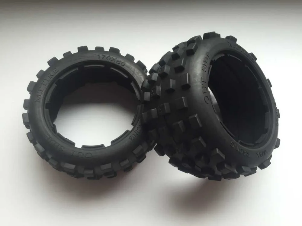 

Rovan Baja 5B Rear knobby tire set for 1/5 HPI Baja 5b ss Rovan Kingmotor car 1/5 rc car gas