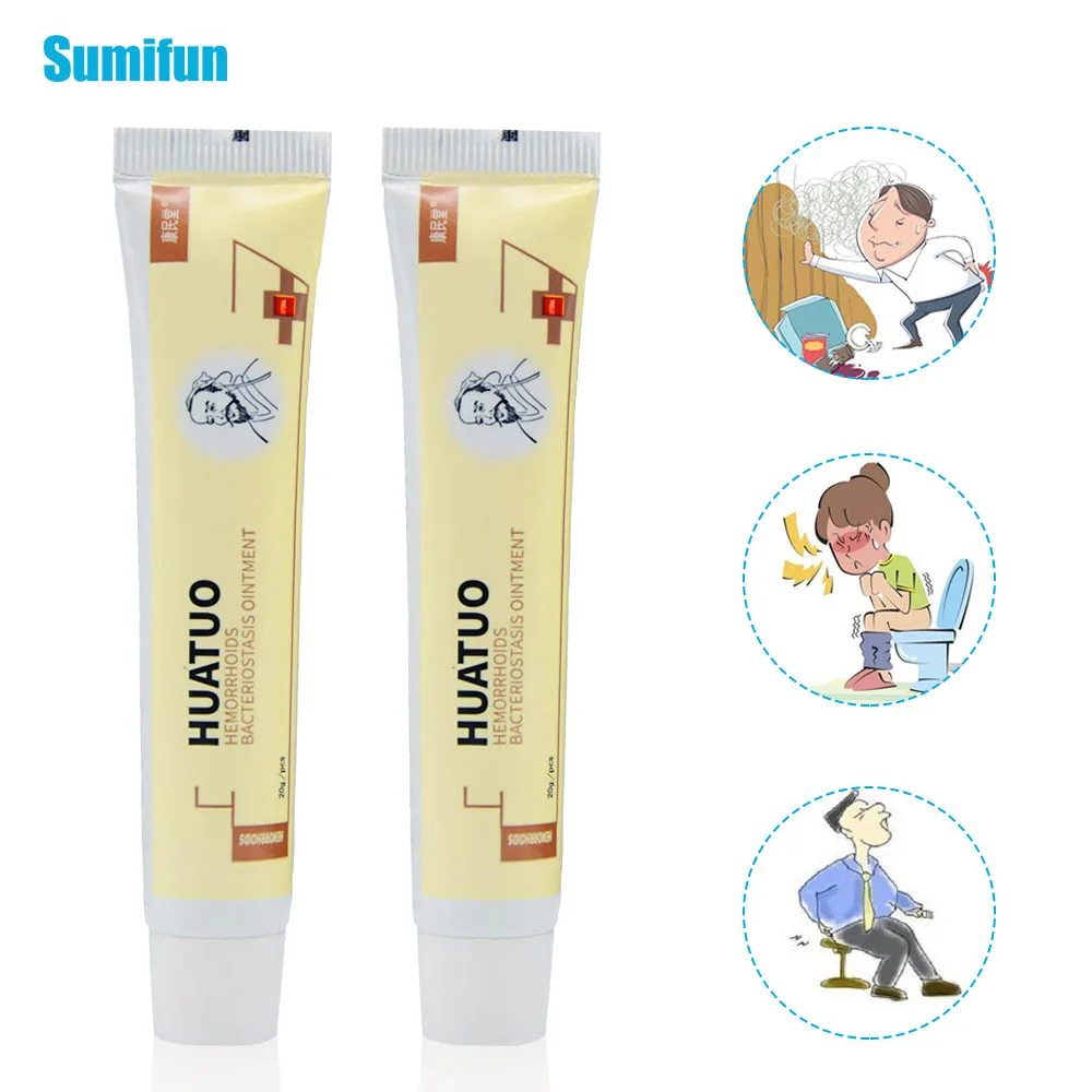 Sumifun 1 шт. мазь от геморроя анус пролапс облегчение боли внешний анальный трещины