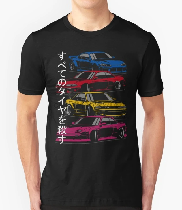

Printed Men T Shirt Cotton tshirts O-Neck Short-Sleeve Kill all tires. Silvia S13 S14 S15 (color) Women T-Shirt