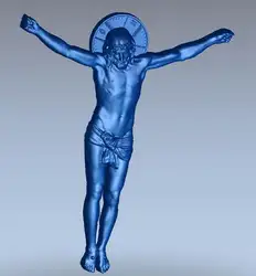 3D модель рельефного для ЧПУ в STL формат файла jesus_10