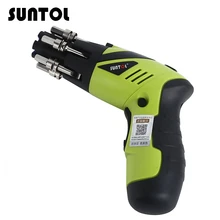 SUNTOL 3.6V Power Screwdriver Rechargeable Battery Drill Electric Screwdriver Tool EU Cordless Drill Electric Hand Drill